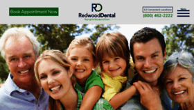 What Redwooddental.com website looked like in 2019 (4 years ago)
