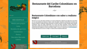 What Restaurantemacondo.com website looked like in 2019 (4 years ago)