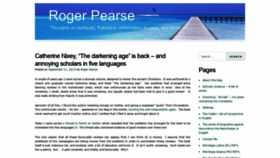 What Roger-pearse.com website looked like in 2019 (4 years ago)