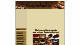 What Rezeptschachtel.de website looked like in 2019 (4 years ago)