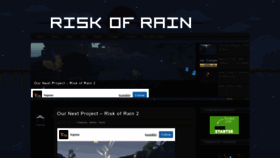What Riskofraingame.com website looked like in 2019 (4 years ago)
