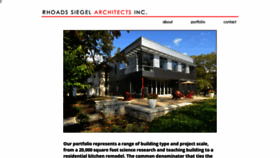 What Rhoadssiegelarchitects.com website looked like in 2019 (4 years ago)