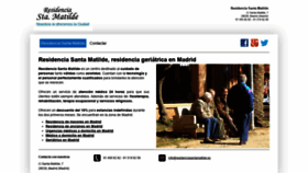 What Residenciasantamatilde.es website looked like in 2019 (4 years ago)