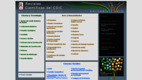 What Revistas.csic.es website looked like in 2019 (4 years ago)