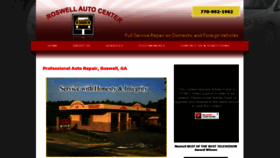 What Roswellautocenter.com website looked like in 2019 (4 years ago)