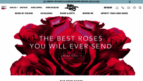 What Rosesonly.com website looked like in 2019 (4 years ago)