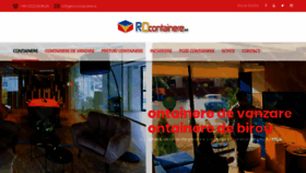 What Rocontainere.ro website looked like in 2019 (4 years ago)
