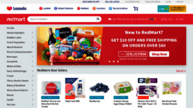 What Redmart.com website looked like in 2019 (4 years ago)