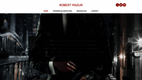 What Robertmazur.com website looked like in 2019 (4 years ago)