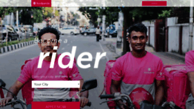 What Rider.foodpanda.com.bd website looked like in 2019 (4 years ago)