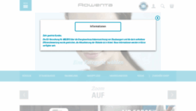 What Rowenta.at website looked like in 2019 (4 years ago)