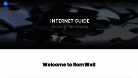 What Romwell.com website looked like in 2019 (4 years ago)
