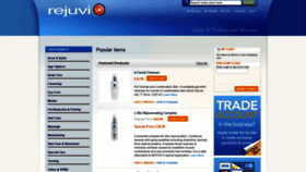What Rejuvi.co.uk website looked like in 2019 (4 years ago)