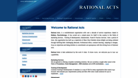 What Rationalacts.com website looked like in 2019 (4 years ago)