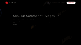 What Rydges.co.nz website looked like in 2019 (4 years ago)