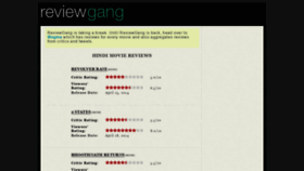 What Reviewgang.com website looked like in 2019 (4 years ago)