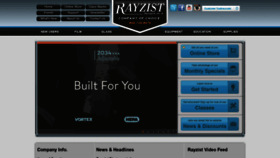What Rayzist.com website looked like in 2019 (4 years ago)