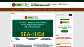 What Rihed.seameo.org website looked like in 2019 (4 years ago)