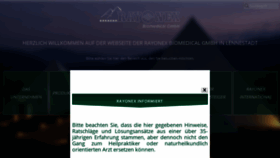 What Rayonex.de website looked like in 2019 (4 years ago)