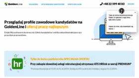 What Rekrutacja.goldenline.pl website looked like in 2019 (4 years ago)