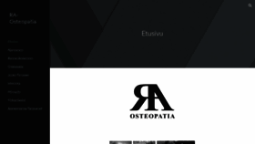 What Ra-osteopatia.fi website looked like in 2019 (4 years ago)
