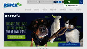 What Rspca-act.org.au website looked like in 2019 (4 years ago)