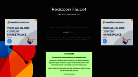 What Reddcoinfaucet.info website looked like in 2019 (4 years ago)