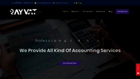 What Rayvataccounting.com website looked like in 2019 (4 years ago)