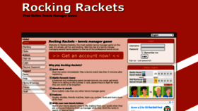 What Rockingrackets.com website looked like in 2019 (4 years ago)