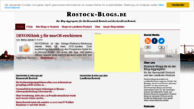 What Rostock-blogs.de website looked like in 2019 (4 years ago)