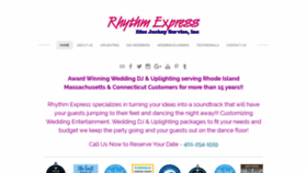 What Rhythmexpressdj.net website looked like in 2019 (4 years ago)