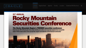 What Rockymountainsecuritiesconference.org website looked like in 2019 (4 years ago)