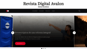 What Revistadigitalavalon.es website looked like in 2019 (4 years ago)
