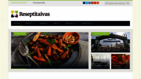 What Reseptitaivas.fi website looked like in 2019 (4 years ago)