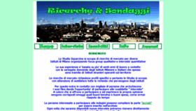 What Ricercheesondaggi.it website looked like in 2019 (4 years ago)