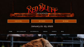 What Redbluffbullsale.com website looked like in 2019 (4 years ago)
