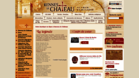 What Rennes-le-chateau.tv website looked like in 2019 (4 years ago)