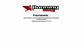 What Runningway.com website looked like in 2019 (4 years ago)