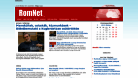 What Romnet.hu website looked like in 2019 (4 years ago)