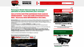 What Remorques-wanlin.com website looked like in 2019 (4 years ago)