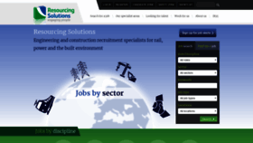 What Resourcing-solutions.com website looked like in 2019 (4 years ago)