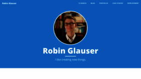 What Robinio.ch website looked like in 2019 (7 years ago)