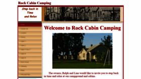 What Rockcabincamping.com website looked like in 2019 (4 years ago)