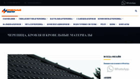 What Roofmaster.ru website looked like in 2019 (4 years ago)