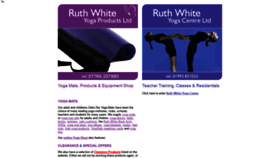 What Ruthwhiteyoga.com website looked like in 2019 (4 years ago)