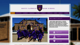 What Routtcatholic.com website looked like in 2019 (4 years ago)