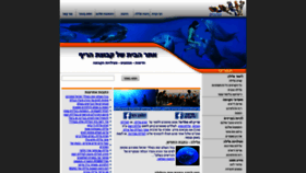 What Reefdivinggroup.co.il website looked like in 2019 (4 years ago)