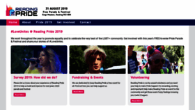 What Readingpride.co.uk website looked like in 2019 (4 years ago)