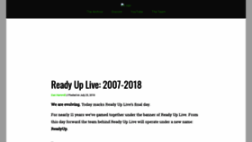 What Readyuplive.com website looked like in 2019 (4 years ago)