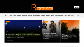 What Regated.com website looked like in 2019 (4 years ago)